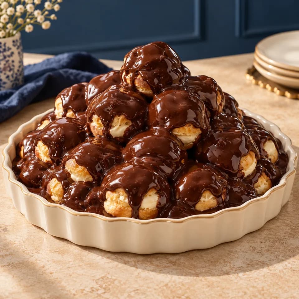 Profiterol 500 gr sunum görseli