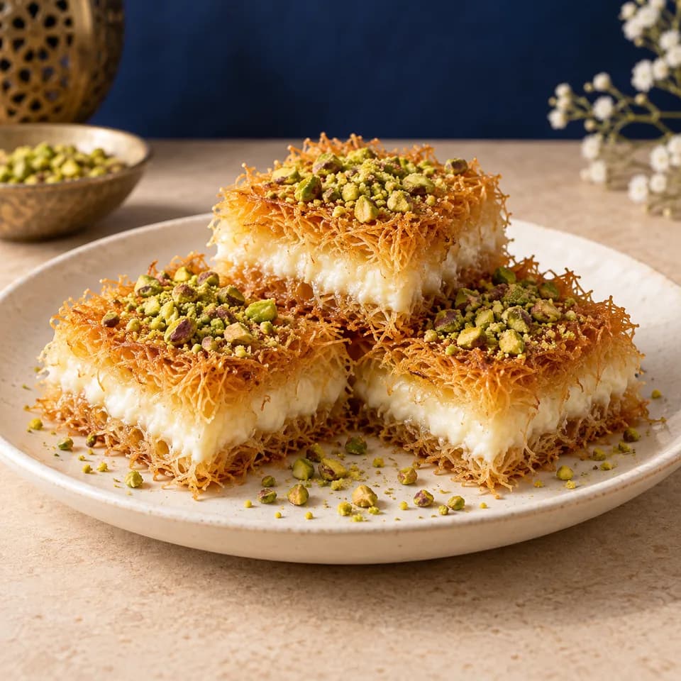 Soğuk Kadayıf sunum görseli